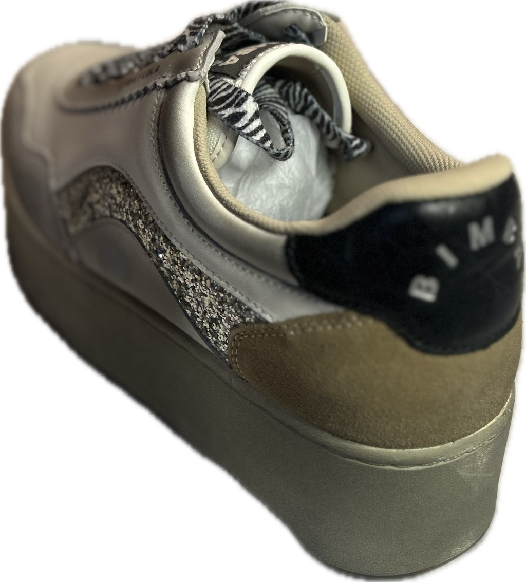 Bimba y Lola Cupsole Leather Sneakers